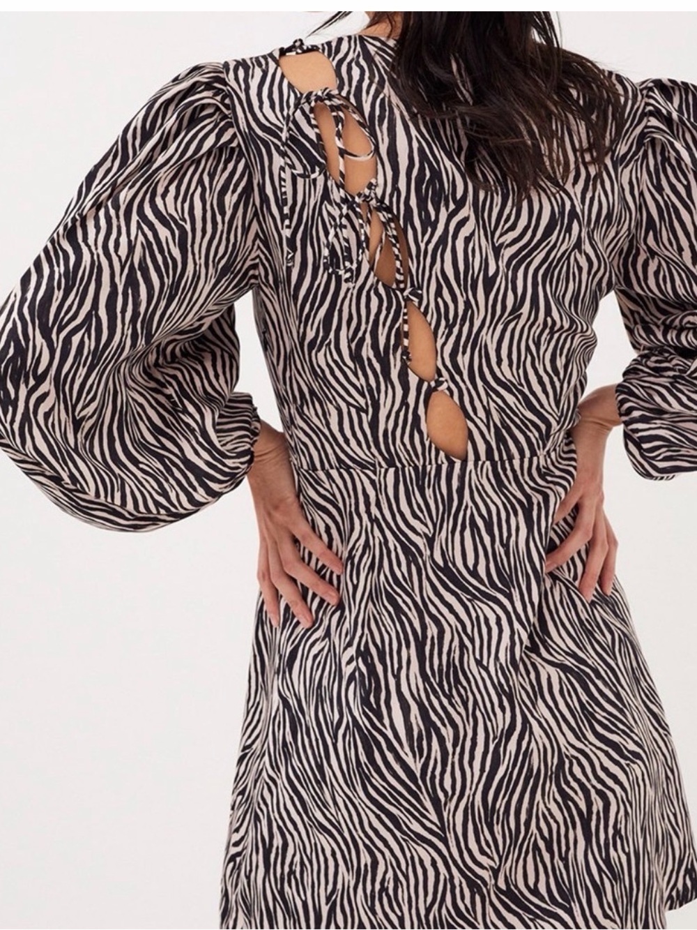 NWT For Love & Lemons Rosita Mini Dress Large - Picture 3 of 7